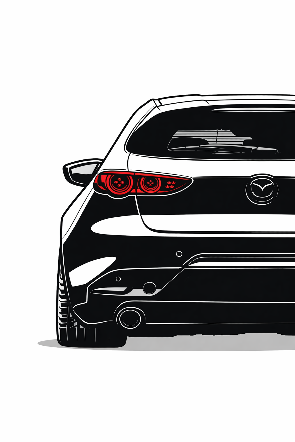 Mazda 3 Turbo Front View